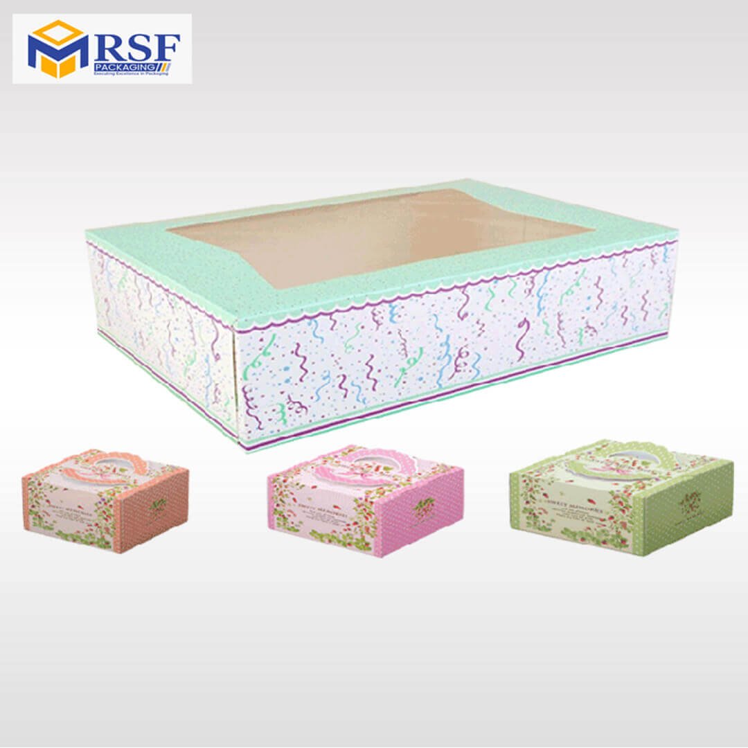 custom cake boxes with logo